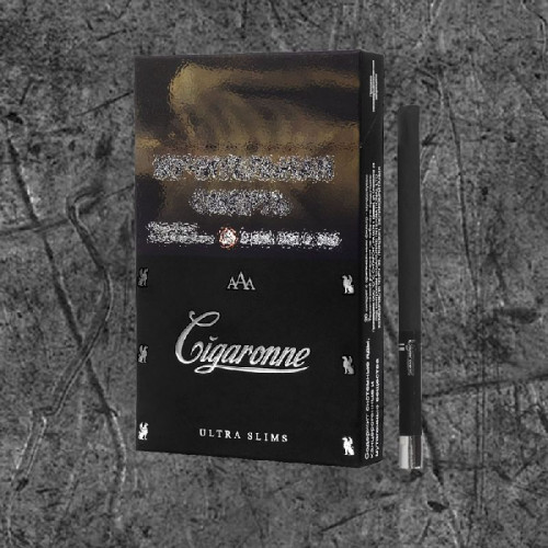 Cигареты Сигарон Ультра Слимс Черный (Cigaronne Ultra Slims Black)